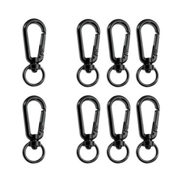 Imagem de Clipes De Chaveiro Giratórios 6, 8, 10 Peças Para Bolsas, DIY, Anéis D