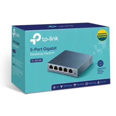 Imagem de Switch 5 Portas Gigabit De Mesa 10-100-1000 Tl-sg105
