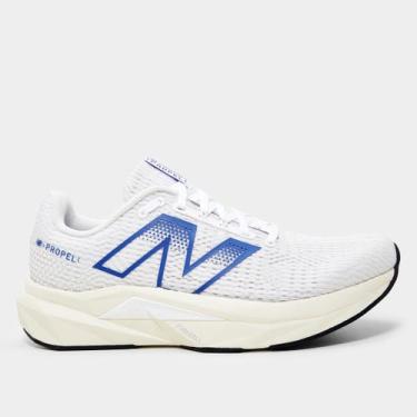 Imagem de Tênis New Balance Fuelcell Propel V5 Masculino, Branco, 40