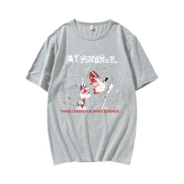 Imagem de Camisetas Para Casal Emo 100% Algodão My Chemical Romance Mcr Dead Sty