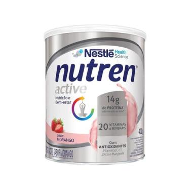 Imagem de Complemento Alimentar Nutren Active Morango 400g - Nestlé