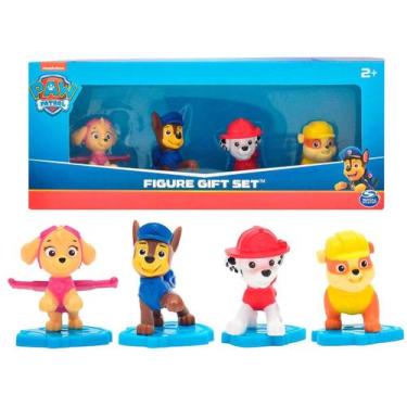 Imagem de 4 Bonecos Chase, Skye, Marshall e Rubble - Patrulha Canina - Sunny Bri