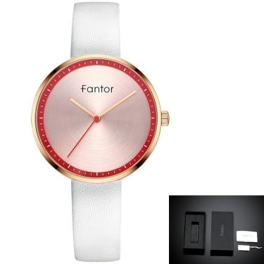 Imagem de Relógio Feminino Fantor Wf1026l à Prova D'água Branco