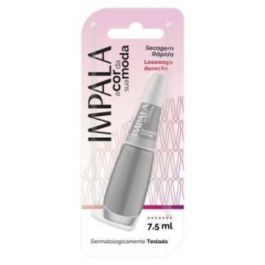 Imagem de Impala Esmalte Cremoso Essencial Cinza Claro Neutro 7,5 ml Vegano