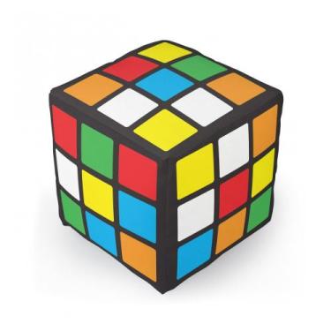 Imagem de Peso de Porta Cubo Mágico Rubik - Fabrica Geek
