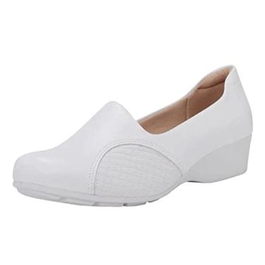 Imagem de Sapato Feminino Modare Anabela Conforto Branco 34
