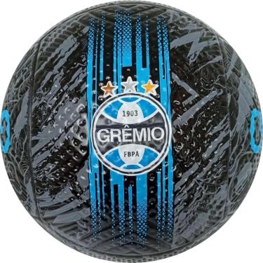 Imagem de Bola Grêmio Futebol Para Campo E Society Tamanho N5 - Dualt Preto-Unissex