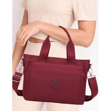 Imagem de Bolsa Sacola Feminina Grande Trabalho Estilosa Com Zíper-Feminino