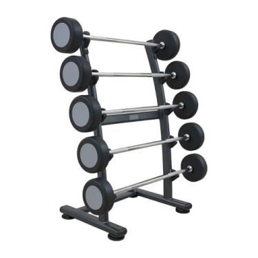 Imagem de Kit Barras Reta Montada Ahead Sports 10kg A 30kg Com Rack Profissional