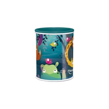 Imagem de Apontador 2 Furos com Depósito Maped Jungle Fever para Lápis Finos e Grossos Compacto e Leve