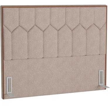 Imagem de Cabeceira Cama Box Casal Queen 160cm P05 Londres Linho Bege