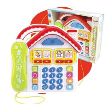 Imagem de Telefone Infantil Brinquedo Musical Didatico Interativo Casa Divertida