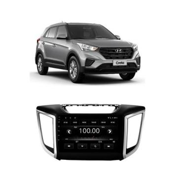 Imagem de Kit Multimidia Creta 2017 / 2024 9 Pol CarPlay AndroidAuto USB FM BT -