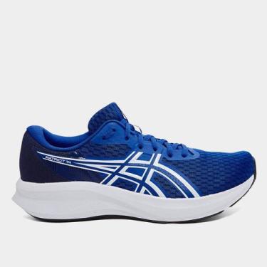 Imagem de Tênis Asics Patriot 14 Masculino, Azul, Branco, 44