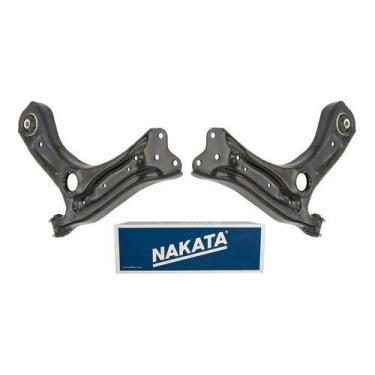 Imagem de Par Bandeja Dianteira Gol Voyage G5 G6 G7 Original Nakata NBJ1011E / N