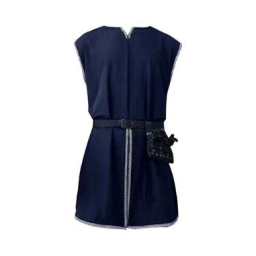 Imagem de Vestido Medieval Sem Mangas Para Homens, Traje De Guerreiro Viking Com