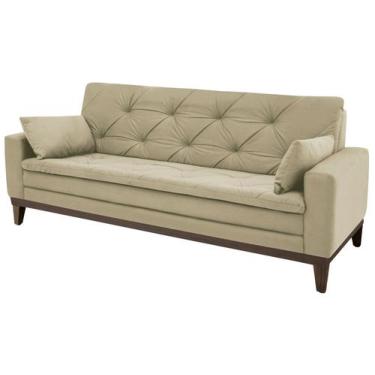 Imagem de Sofá 4 Lugares Suede Vivaldi Linoforte, Bege, 4 lugares