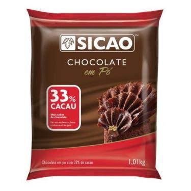 Imagem de Chocolate Em Pó 33% 1.01 Kg - Sicao - BARRY CALLEBAUT