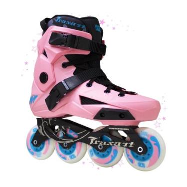 Imagem de Patins Inline Freestyle Traxart Revolt  Rodas 80mm PU  Rolamentos ABEC