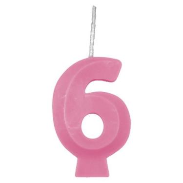 Imagem de Vela de Aniversário Candy Rosa - 1 Unidade - Regina, 6