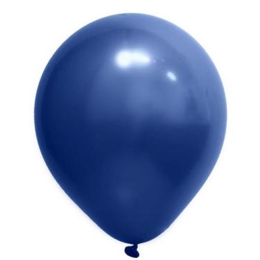 Imagem de Balão Cromado Metalizado Azul nº9 23cm - 25 Unidades - Art-Latex