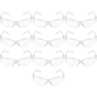 Imagem de Kit 10 Óculos de Segurança Lêmure Kalipso CA 39507 Cor:Incolor, Incolo