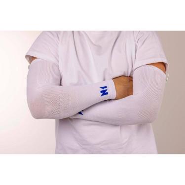Imagem de Protetor De Braço Branco G Licenciado Cruzeiro Conforto E Resistência N1 Sport