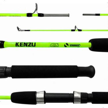 Imagem de Vara Molinete 2 Partes Kenzu Summer 1,80m 10 20lbs Maciça Leve Pesquei