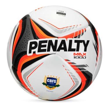 Imagem de Bola Penalty Futsal Max 1000 XXVI FIFA Pro CBFS -, Branco, Chumbo, Lar