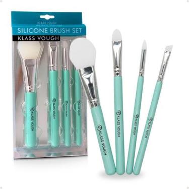 Imagem de Kit Pinceis Silicone Brush Set Klass Vough C/4