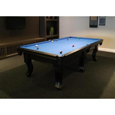 Imagem de Mesa de Sinuca Oficial - 2,84x1,54 - Nelson Bilhares, Azul royal