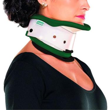 Imagem de Colar Cervical com Apoio Mentoniano Chantal Verde Tam P