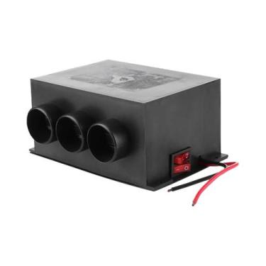 Imagem de Aquecedor Portátil Para Carro 12V Com 3 Saídas, Aquecedor De Inverno, 