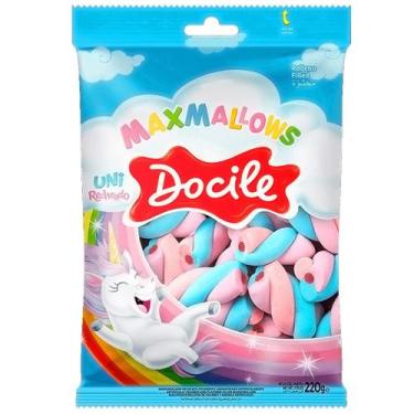 Imagem de Marshmallow Twist Unicórnio Baunilha Recheadinho - 220g - Docile