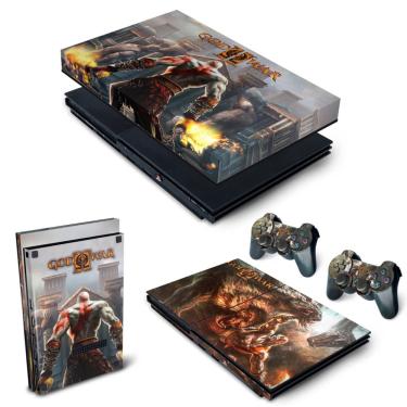 Capa Case e Skin Compatível PS5 Controle - God Of War Ragnarok