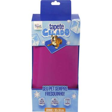 Imagem de Tapete Gelado The Pets Brasil Rosa - Tam. G