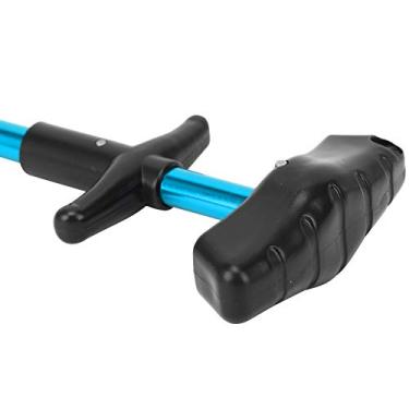 Imagem de Ferramenta de remoção de anzol, extrator de anzol de aço inoxidável em forma de T para pesca ao ar livre para amantes da pesca de água salgada e doce(azul)