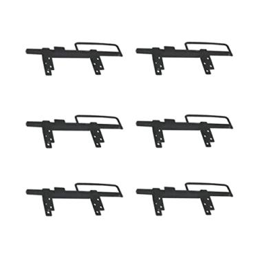 Imagem de Kit 6 Trincos Cavalo com Alça Portão Porteira em Aço 370mm