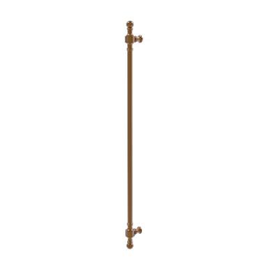 Imagem de Allied Brass Puxador de geladeira RD-3/18-BBR Retro Dot Collection com contas de 45,7 cm, bronze escovado
