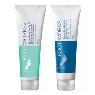 Imagem de Creme de Hidratação Profunda para Pés Extrassecos com mateiga de Karité Footworks 90g+Hidratante Noturno Para Pés Footworks 90g