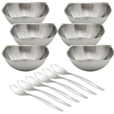 Imagem de Conjunto para Sobremesa Tramontina Design Collection Tr.3s 64590000 em Aço Inox - 12 peças