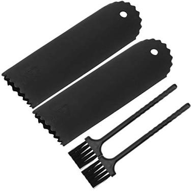 Imagem de conjuntos de descascador de alho,4 peças úteis de casca rápida de alho, triturador de triturador, triturador de tubo de rolo de descascamento, triturador de silicone de grau alimentício, ferramenta d