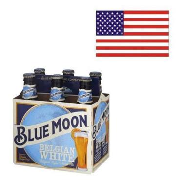 Imagem de Kit 6 Cerveja Blue Moon Belgian White Ale 355ml - Usa