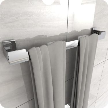 Imagem de Porta Toalha Banho Inox Toalheiro Suporte Banheiro ELG