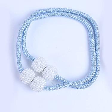 Imagem de 1 pacote de clipe de cortina magnético fivela de moldura de cortina 16 cores acessórios de cortina de renda para decoração de casa, 16