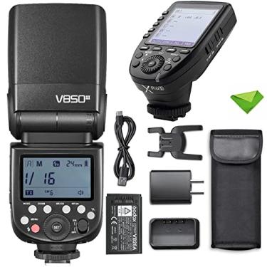 Imagem de Godox V850III Flash c/Godox Xpro-S Flash Trigger 7.2V/2600mAh HSS 1/8000 2.4G 1.5s Tempo de reciclagem 450 Full Power Pops Flash Câmera Flash Speedlight para Câmeras DSLR com Hot Shoes Padrão