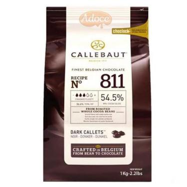 Imagem de Chocolate Belga Callets Amargo 811 54,5% Cacau Callebaut
