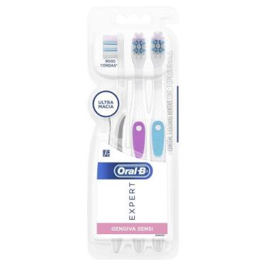 Imagem de Escova Dental Oral-B Expert Gengiva Sensi Ultra Macia Cores Sortidas 3