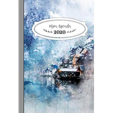 Imagem de Mon Agenda 2020: Semainier de Poche A5 et Calendrier avec To Do List + 45 Pages Dot Grid Pointillé - Journalier Organisateur - Pratique Planificateur Journal Carnet pour Femme