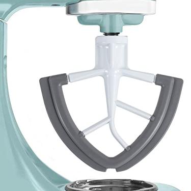 Imagem de Batedor Flex Edge para KitchenAid KSM150 Artisan Series 5QT Stand Mixer, pá batedor de metal para KitchenAid Mixer KSM150 acessórios acessórios.